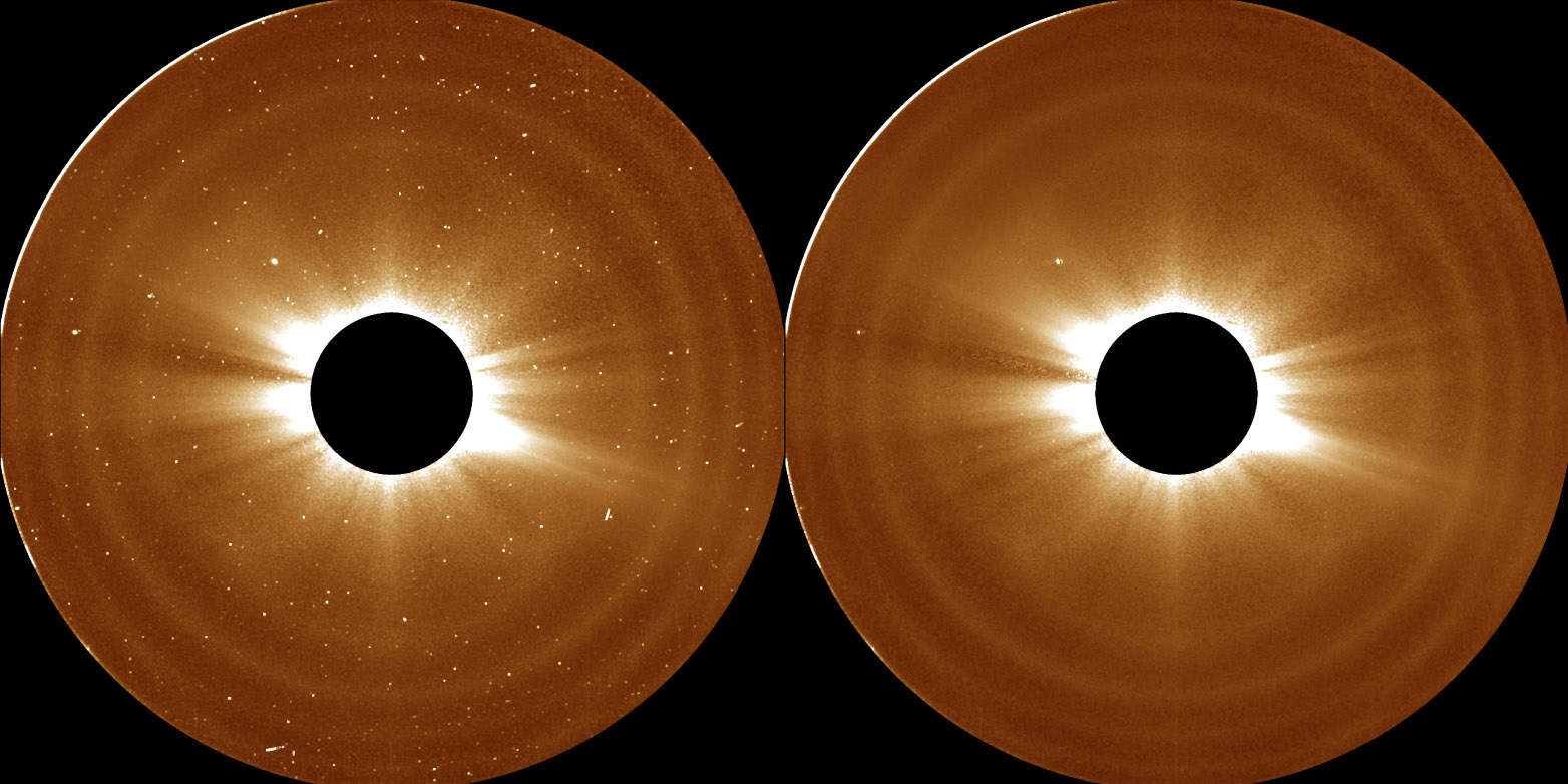 solar corona stero