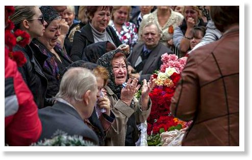 Russian grief in Ukraine