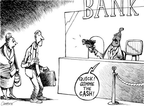 banks rob deposit holders