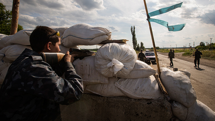 Check point in E. Ukraine