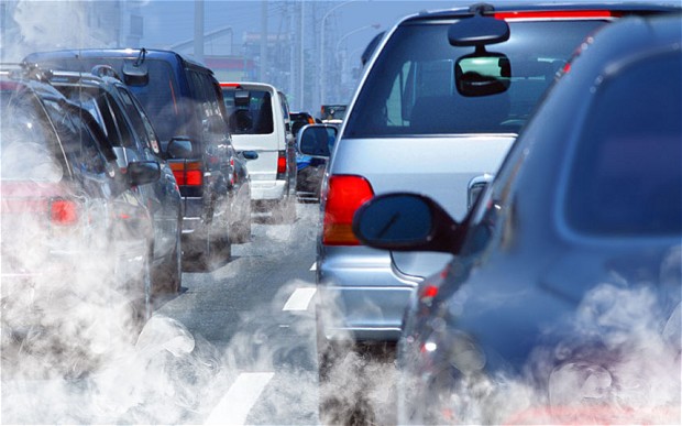 Click to enlarge Cars and exhaust