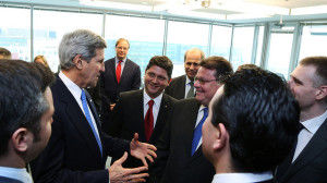 John Kerry in Brussels