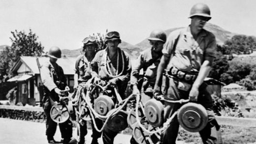 Click to enlarge American soldiers 1950