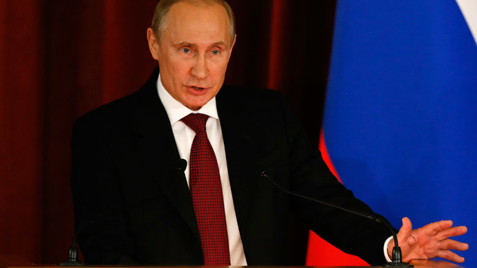 Putin meeting with ambassadors