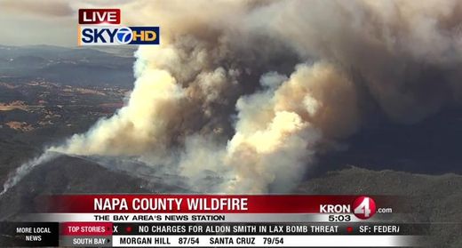 Napa wildfire