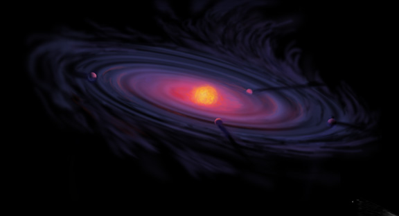 proto-planetary disk