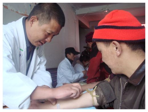 Click to enlarge Blood Sample Collection