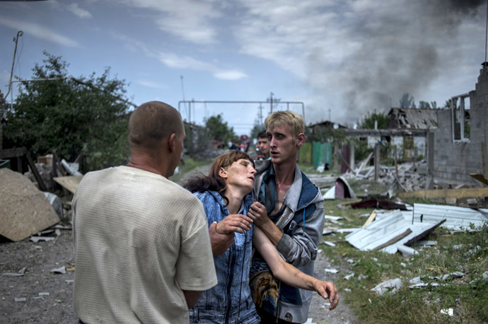 Click to enlarge Lugansk attack