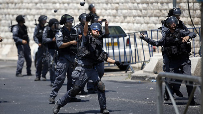 Click to enlarge Jerusalem clash