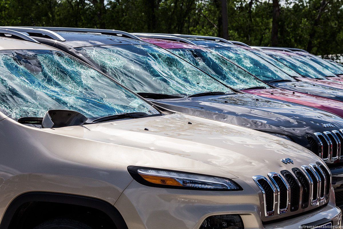 Massive Nebraska hailstorm thrashes homes, buildings, cars with