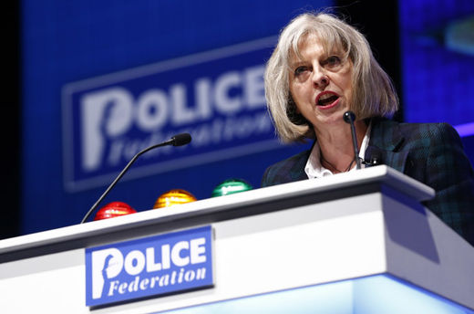 Click to enlarge Theresa May