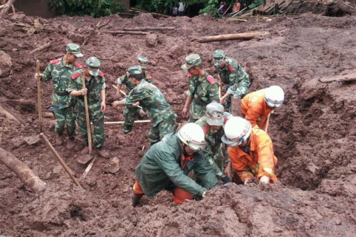 China mudslide