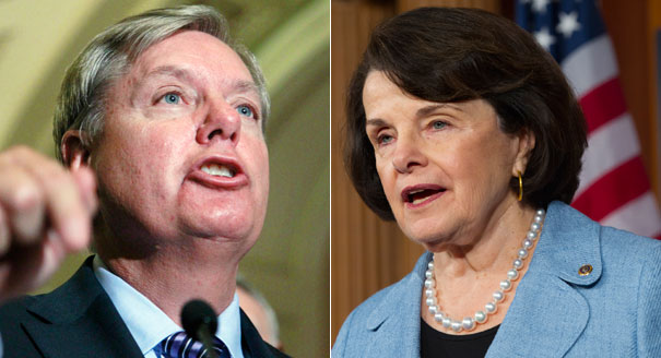 Lindsey Graham and Dianne Feinstein
