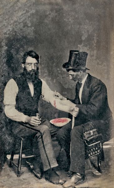 Click to enlarge bloodletting, 2 guys