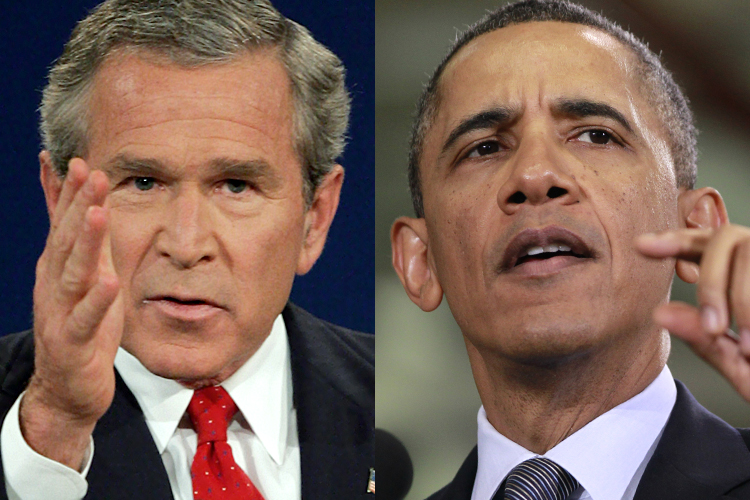 bush obama