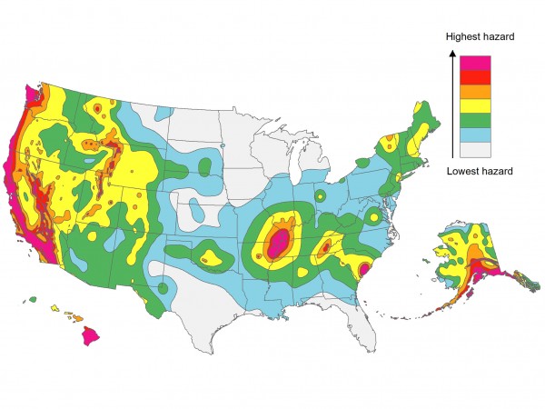 Click to enlarge us earthquake hotspots