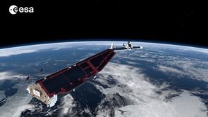 Swarm satellite 