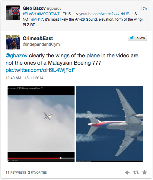 Click to enlarge MH17 wing