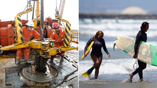 Click to enlarge coastal oil exploration