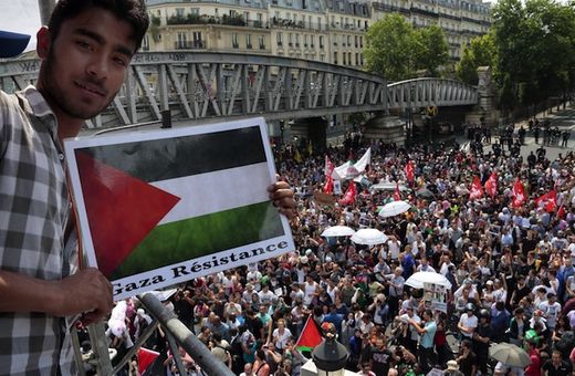 French protest