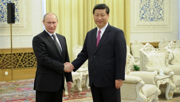 Presidents Xi Jinping of China and Vladimir Putin of Russia