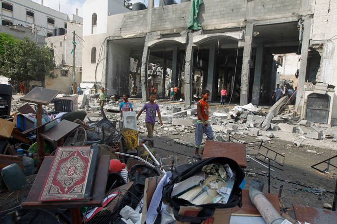 Gaza bombed