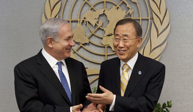 Ban Ki-moon and Netenyahu