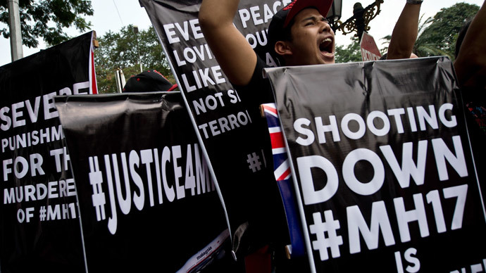 Click to enlarge MH17 protest