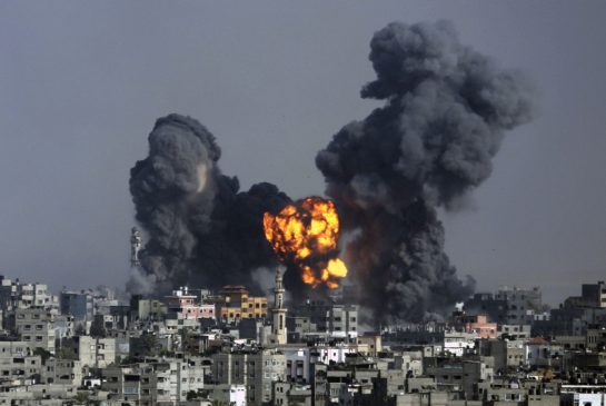  Israeli strike rise over Gaza City