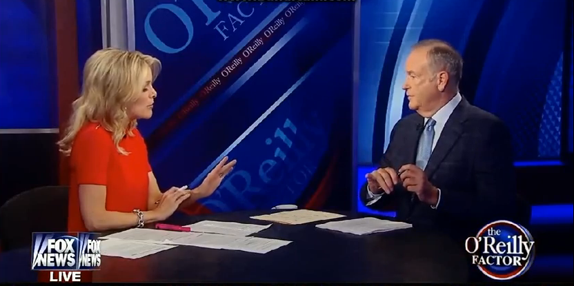 Click to enlarge Megyn Kelly and Bill O’Reilly