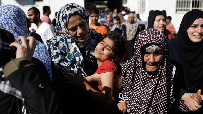 Un school shelling gaza