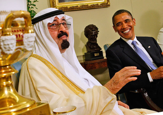 Click to enlarge Abdullah and Obama