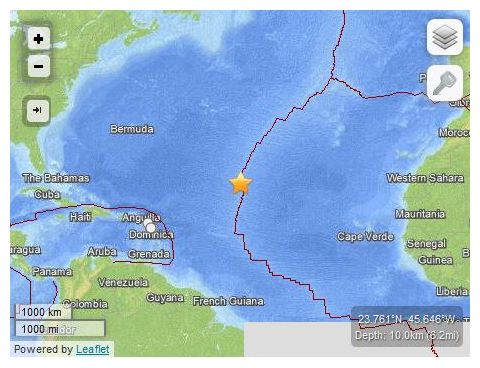 Mid Atlantic Quake_270714