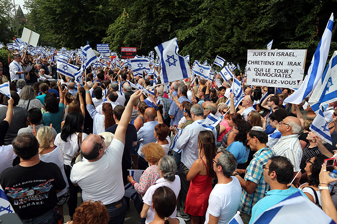 Click to enlarge Belgium stands with Israel