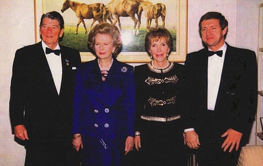 President Reagan and Margaret Thatcher