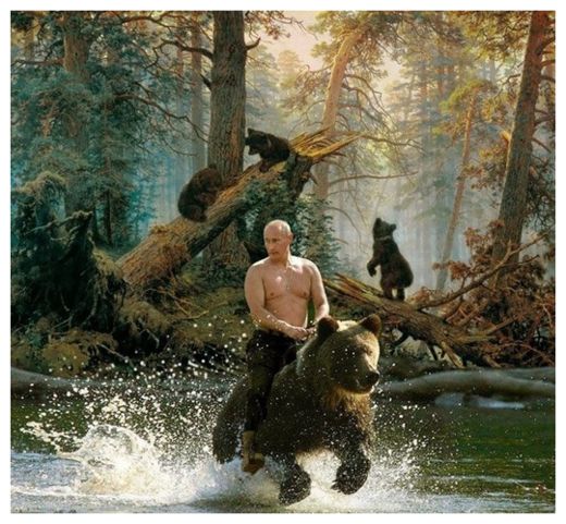 Click to enlarge Putin and Bear