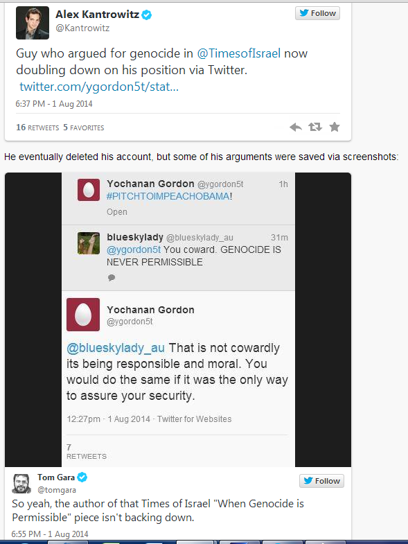when genocide is permissible twitts