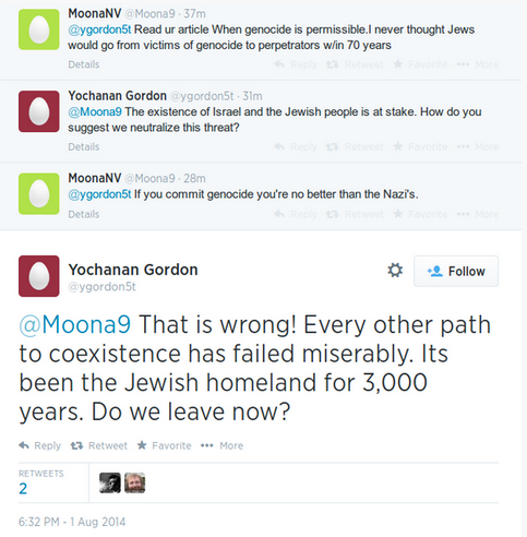 when genocide is permissible twitts