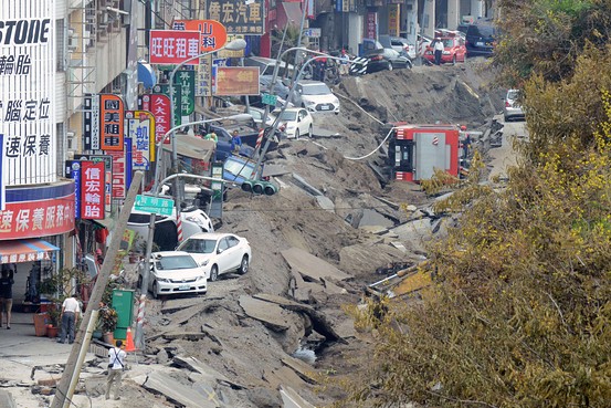 Click to enlarge southern Kaohsiung gas explosion
