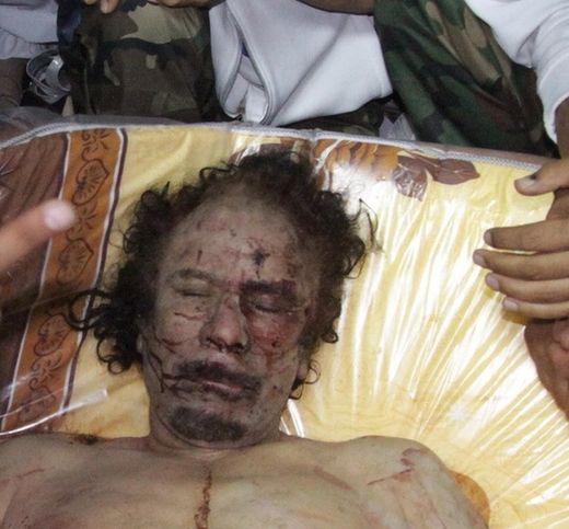 Gadhafi's end