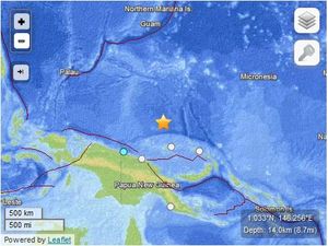Earthquake Micronesia 6.1