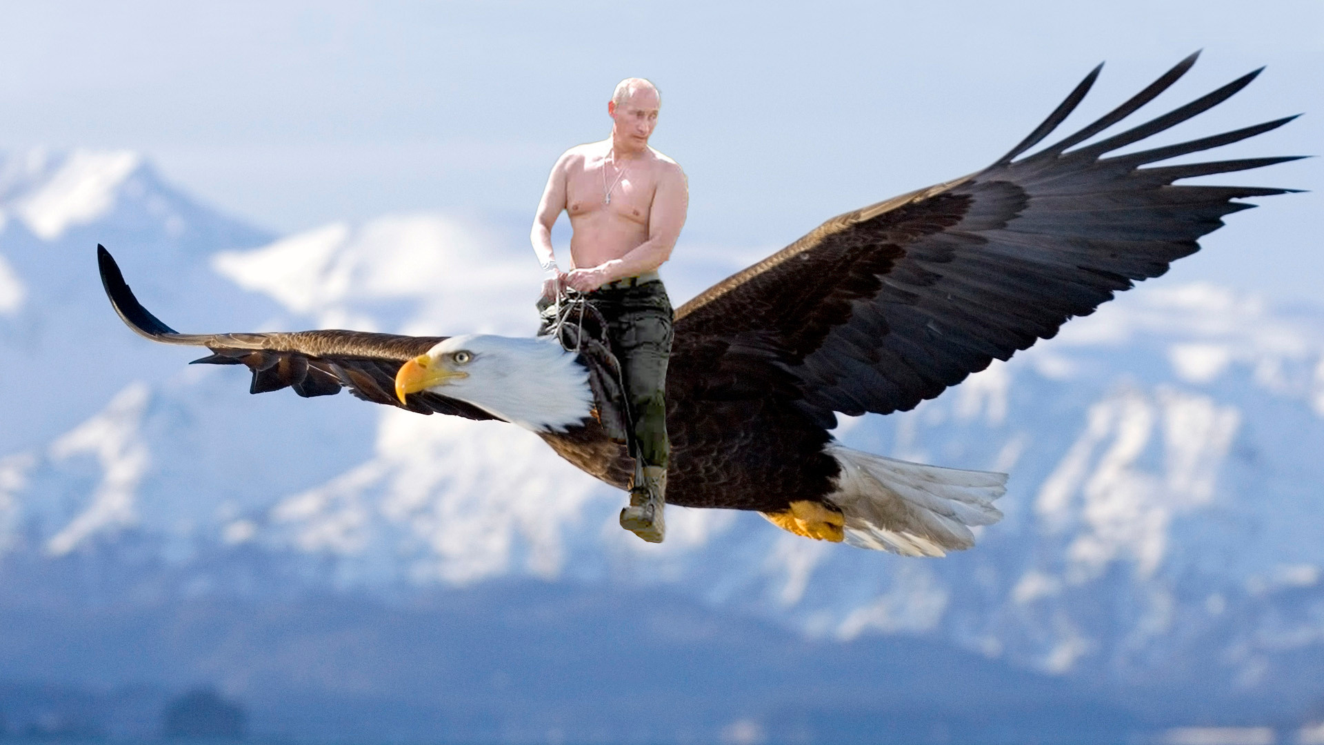 putin riding america
