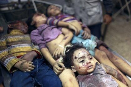 dead Palestinian children