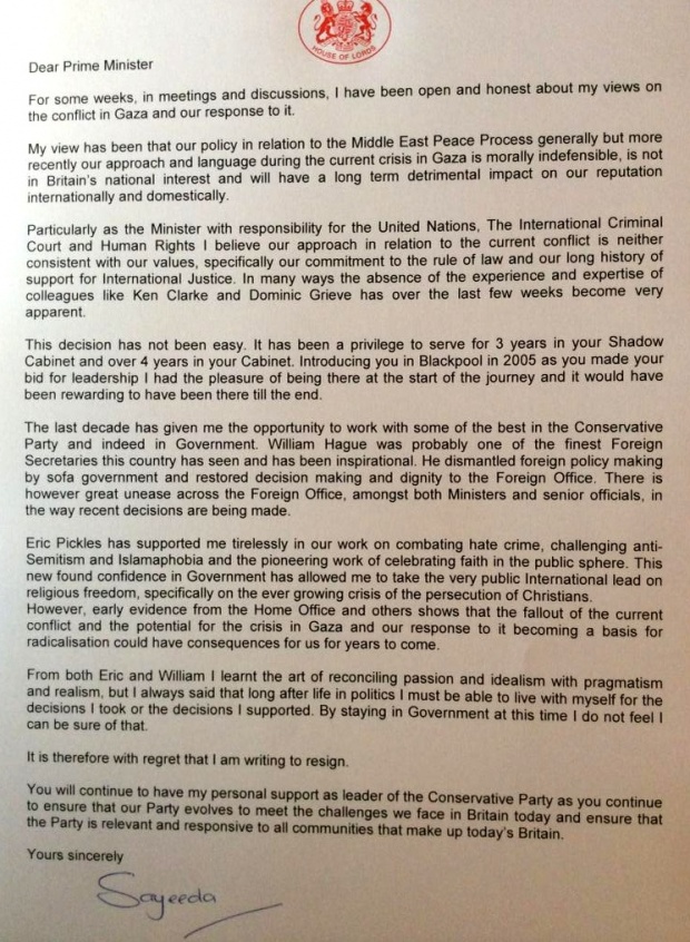 warsi letter