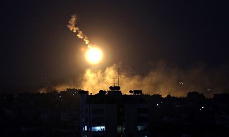 Click to enlarge Israeli army flare