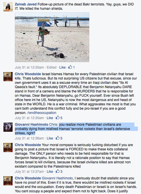 Click to enlarge facebook gaza