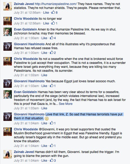 Click to enlarge facebook gaza