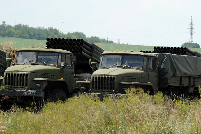 Grad rocket launchers 